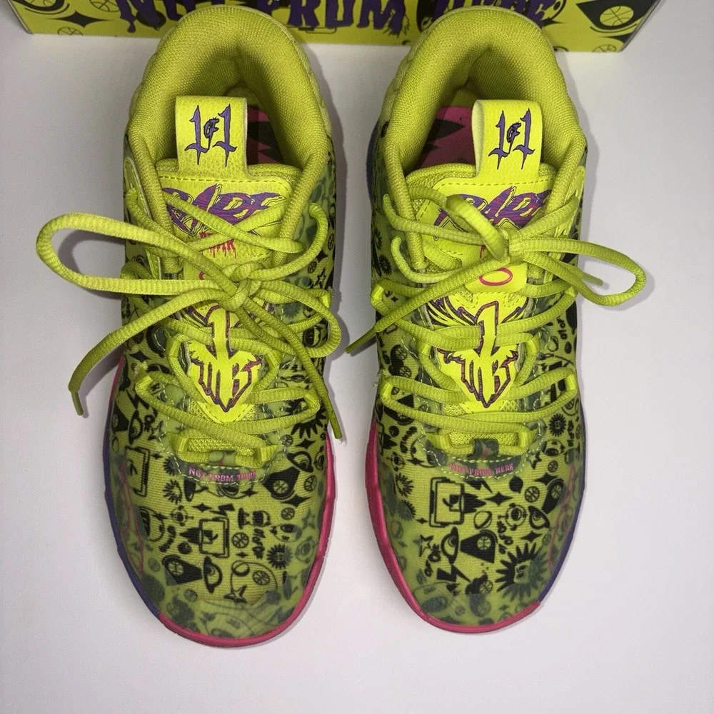 PUMA LaMello Ball Mb.03 Not From Here Basketball Youth Girls Sneakers Shoes 5.5